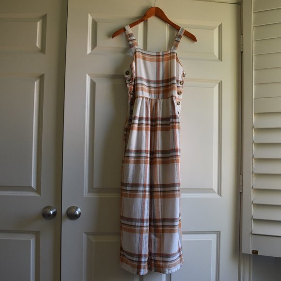 American Eagle Outfitters Plaid Jumpsuit - Picture 3 of 7